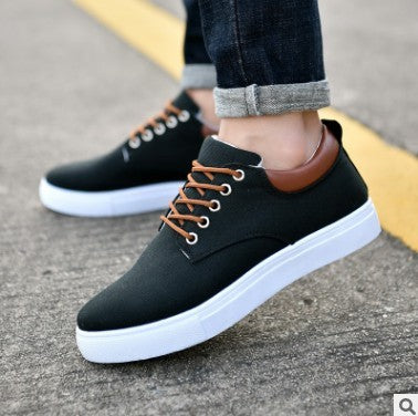 Casual Canvas Men's Winter Sneakers Flat Shoes