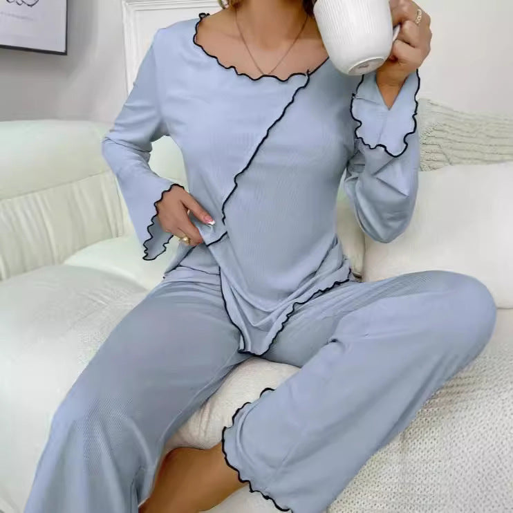 Top And Elastic Waistband Pants