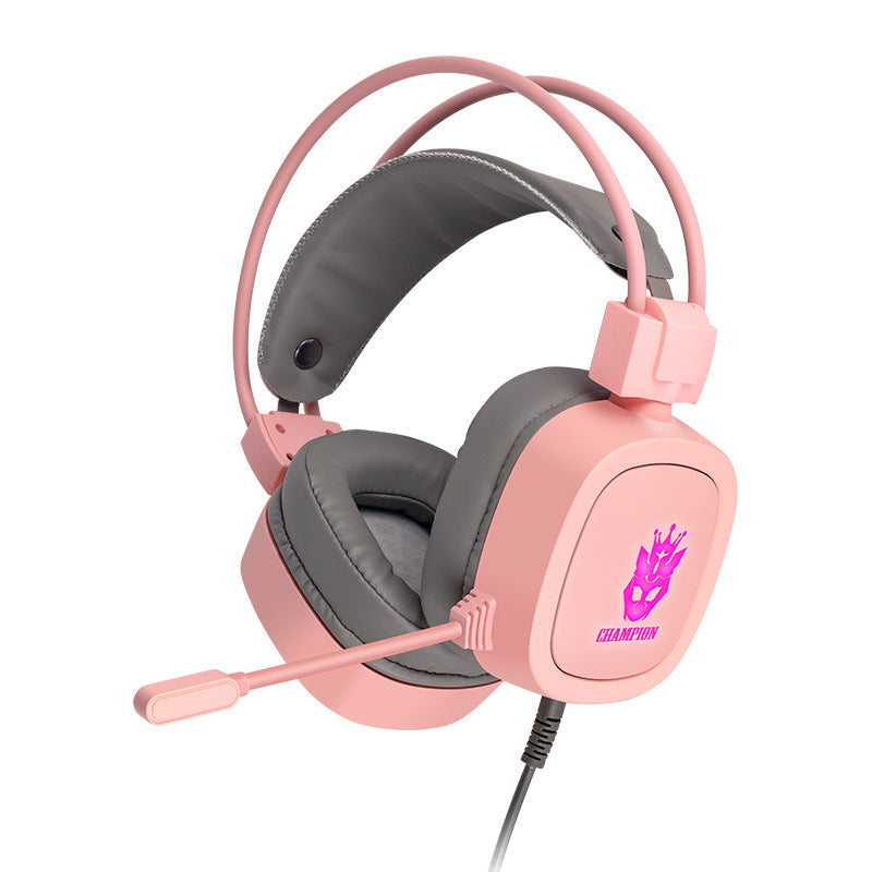 RGB Head-Mounted Gaming Headset with 50mm Drivers and USB Power