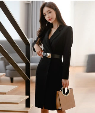 Suit Waist Dress Acrylic Fabric