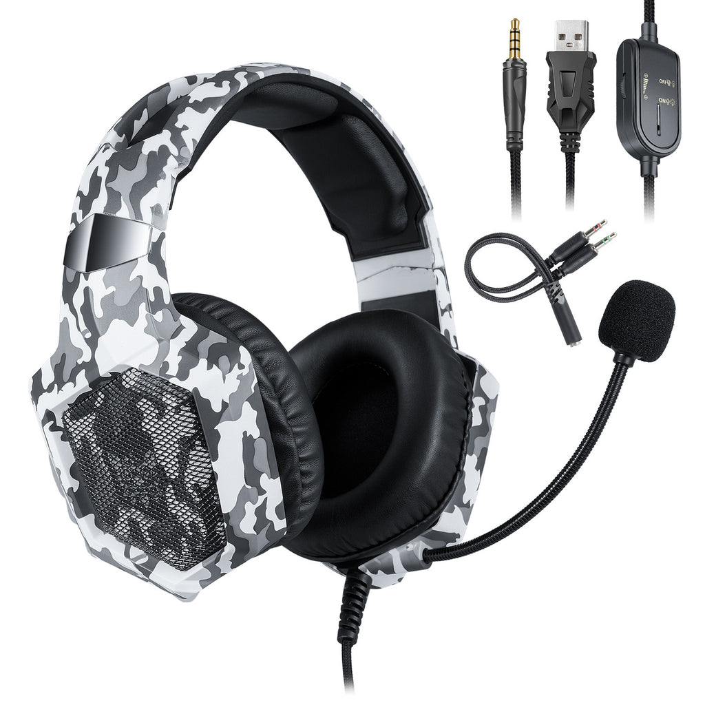 ONIKUMA K8 Wired Gaming Headset with Microphone and Braided Cable