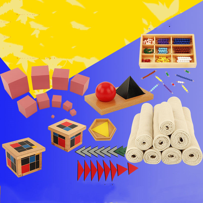 Wooden Montessori Hand-Eye Coordination Teaching Aids for Kindergarten Early Education