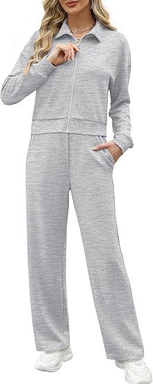 Sweatshirt Wide Leg Track Pants Sportswear