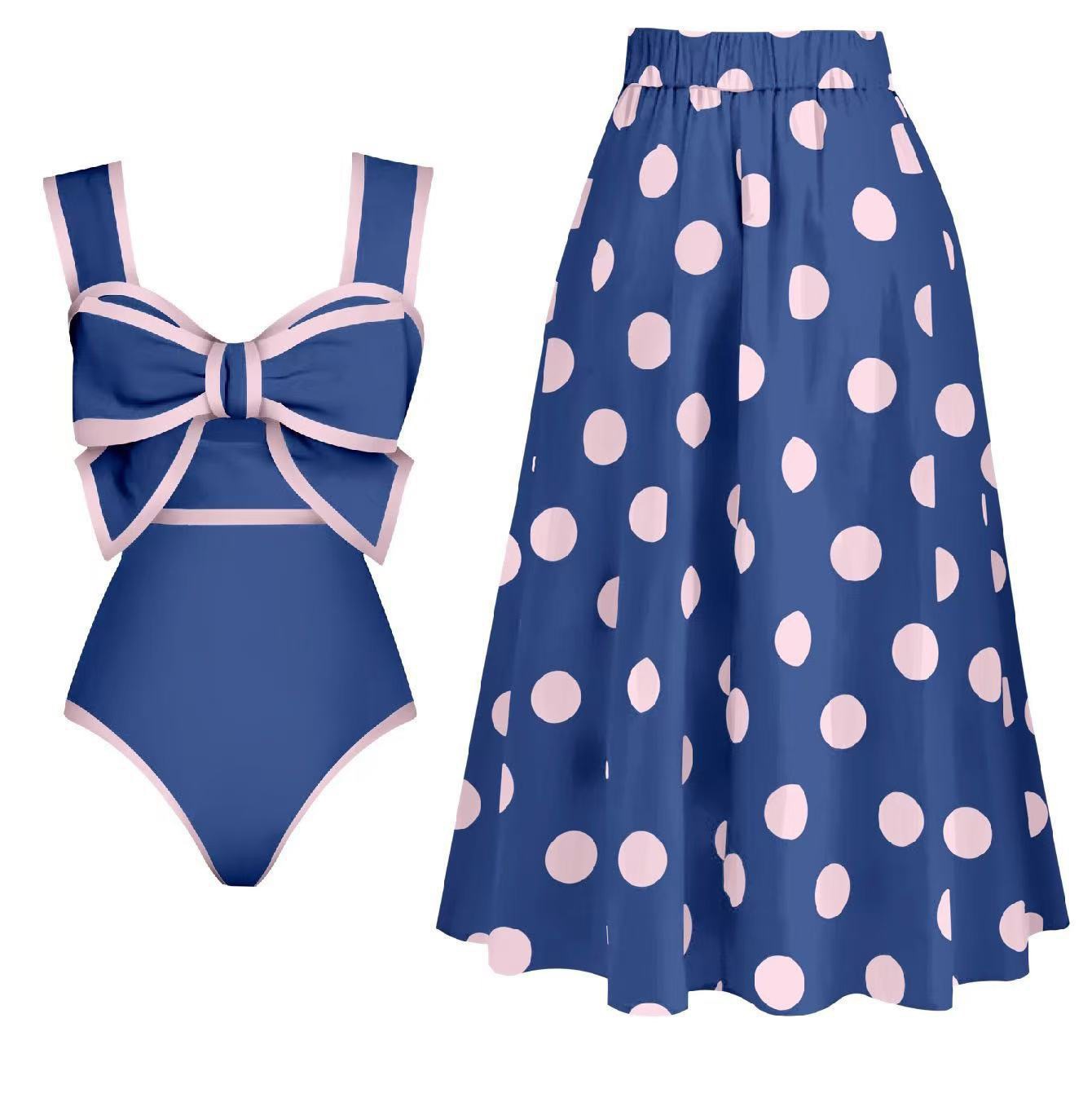 Conservative Women’s Bikini Suit with Skirt