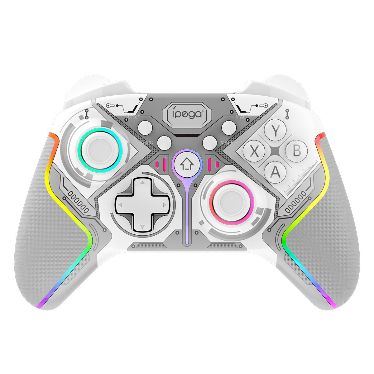 Simple Home Bluetooth Wireless Game Controller with RGB Light and Turbo Function