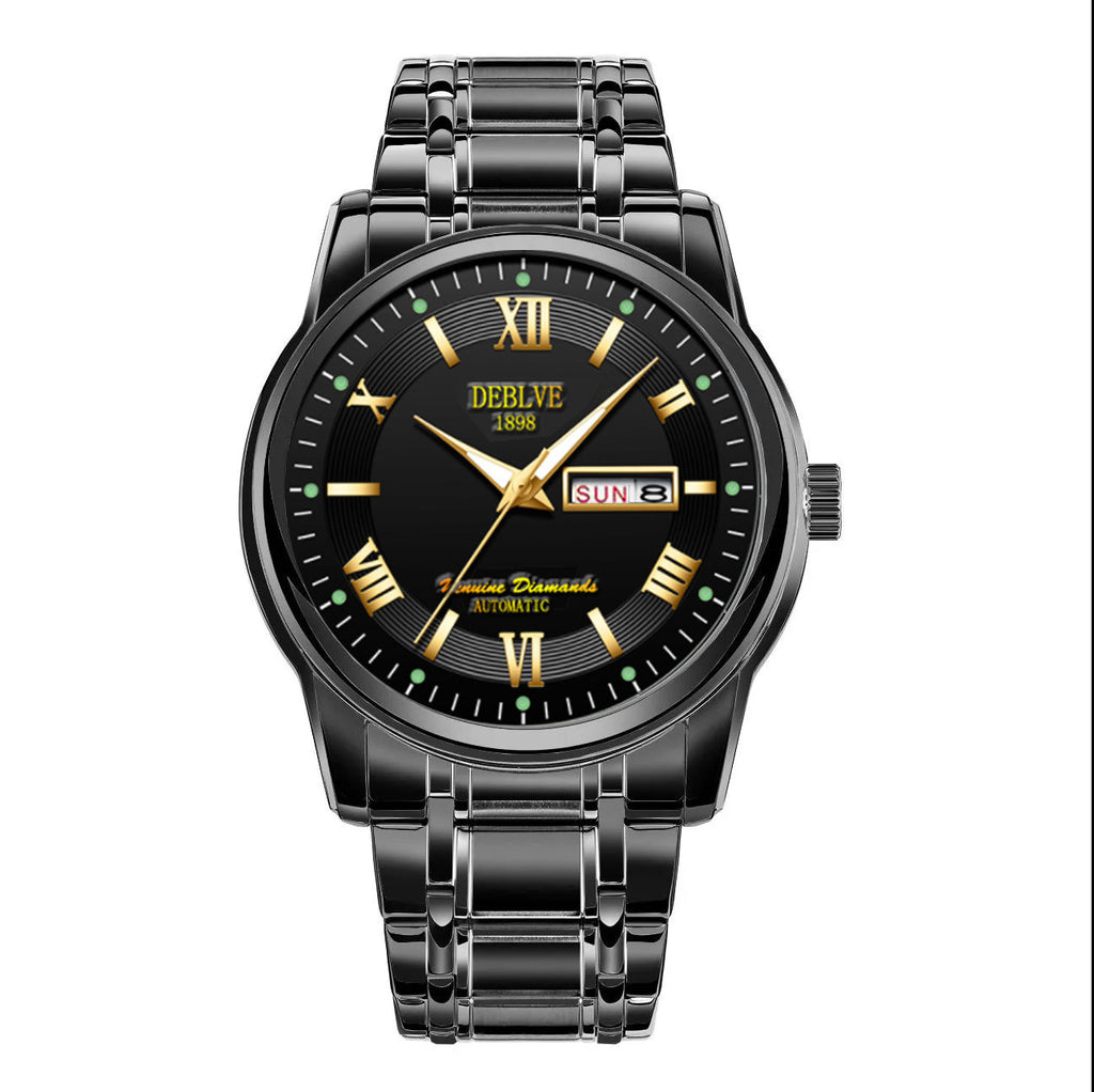 Montre décontractée à quartz pour hommes au design simple