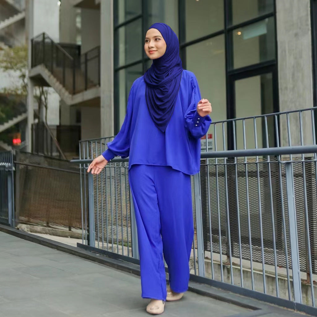 Muslim Loose Leisure Two-piece Suit