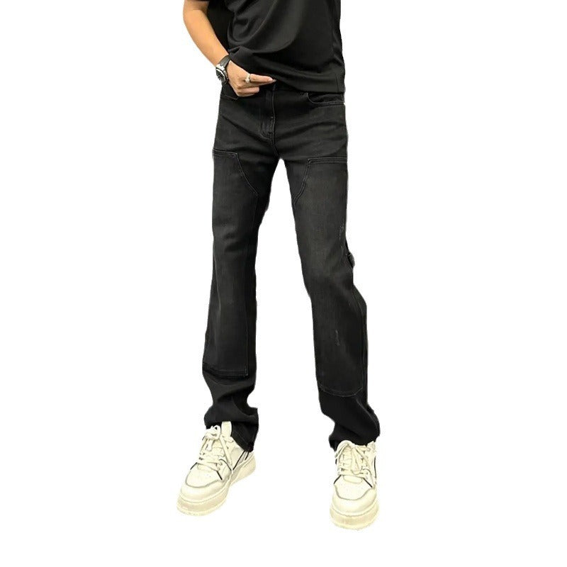 Retro Spring Summer Denim Harem Pants Easy Matching