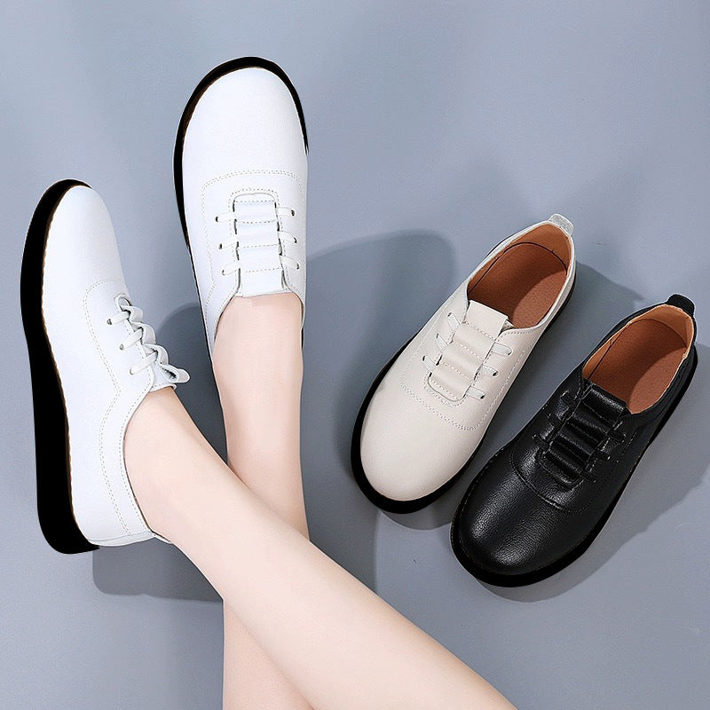 Arrival Casual Lightweight Soft Leather Low-Top Comfortable Shoes