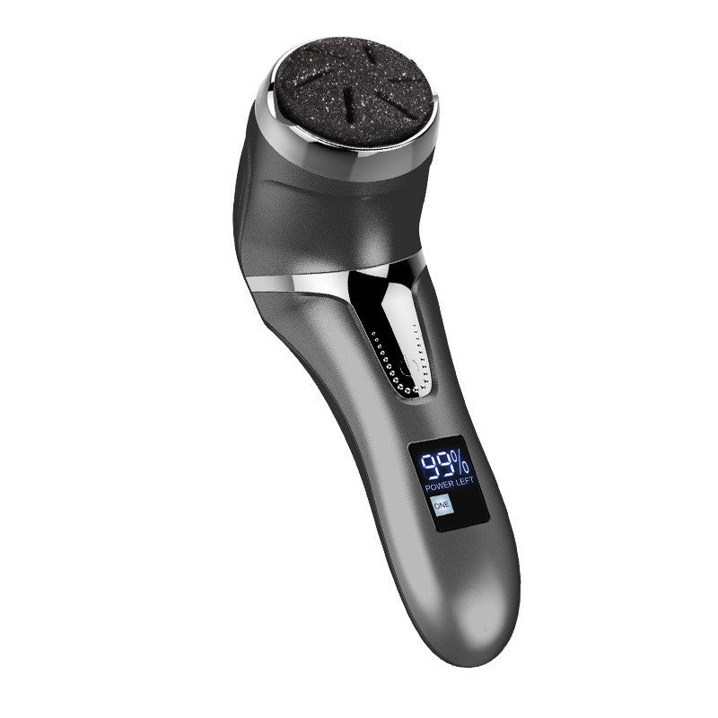LCD Digital Electric Foot Scrubber Vacuum Cleaner for Pedicure Exfoliating