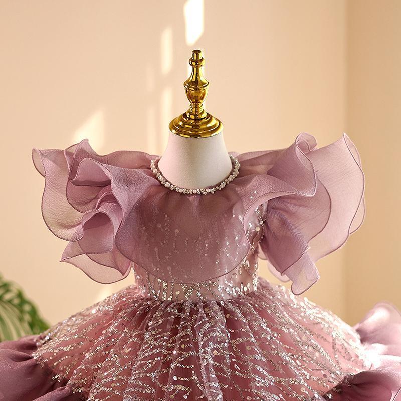 Girls High-Grade Birthday Pettiskirt Dress