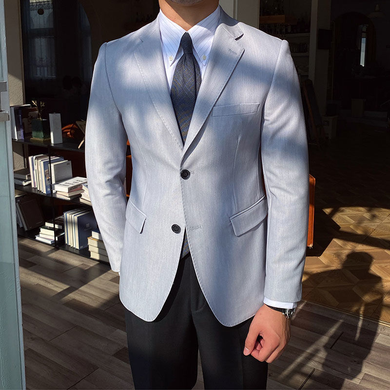 Veste de costume croisée décontractée