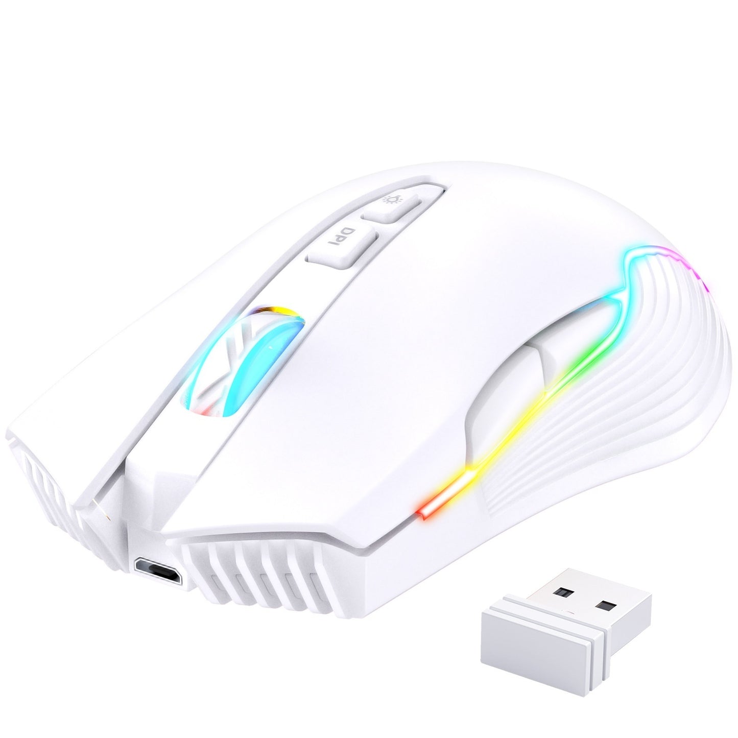USB Charging Luminous 24g Wireless Gaming Mouse Bluetooth