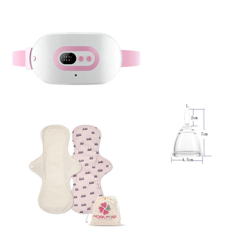 Warm Menstrual Belt for Stomach Pain Relief with Heating Artifact