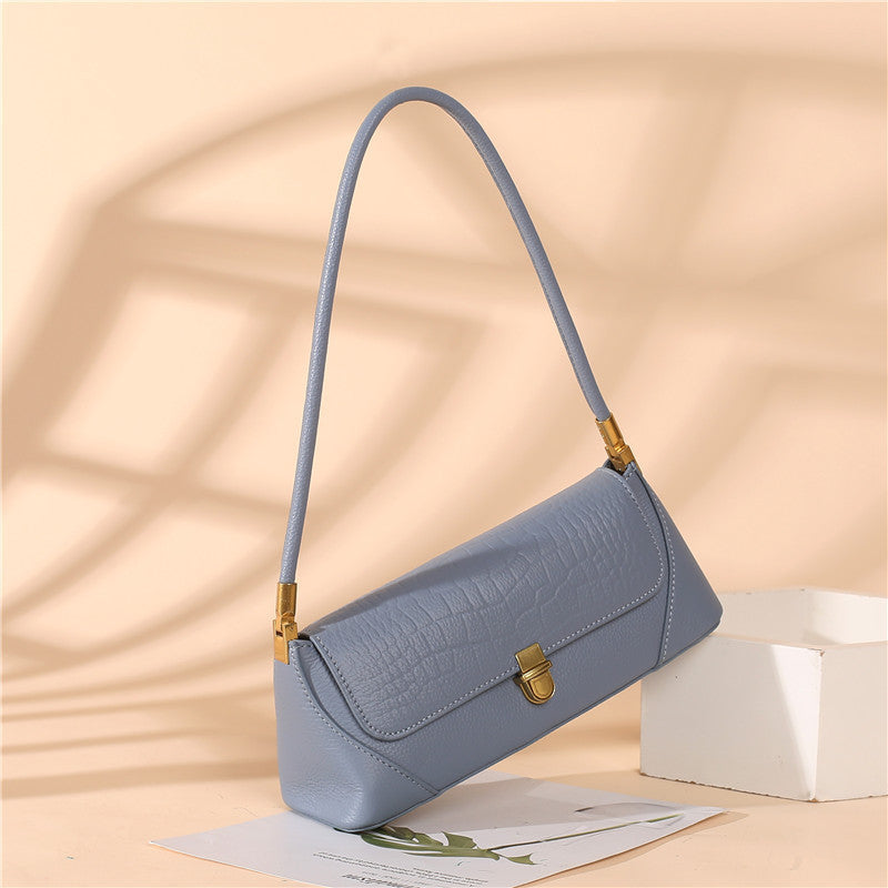 Sac à main sous le bras en cuir moyen de vachette pleine fleur