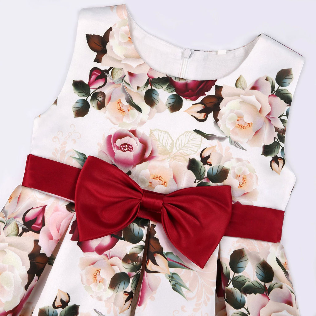 Printed Princess Dress for Children and Middle-Aged
