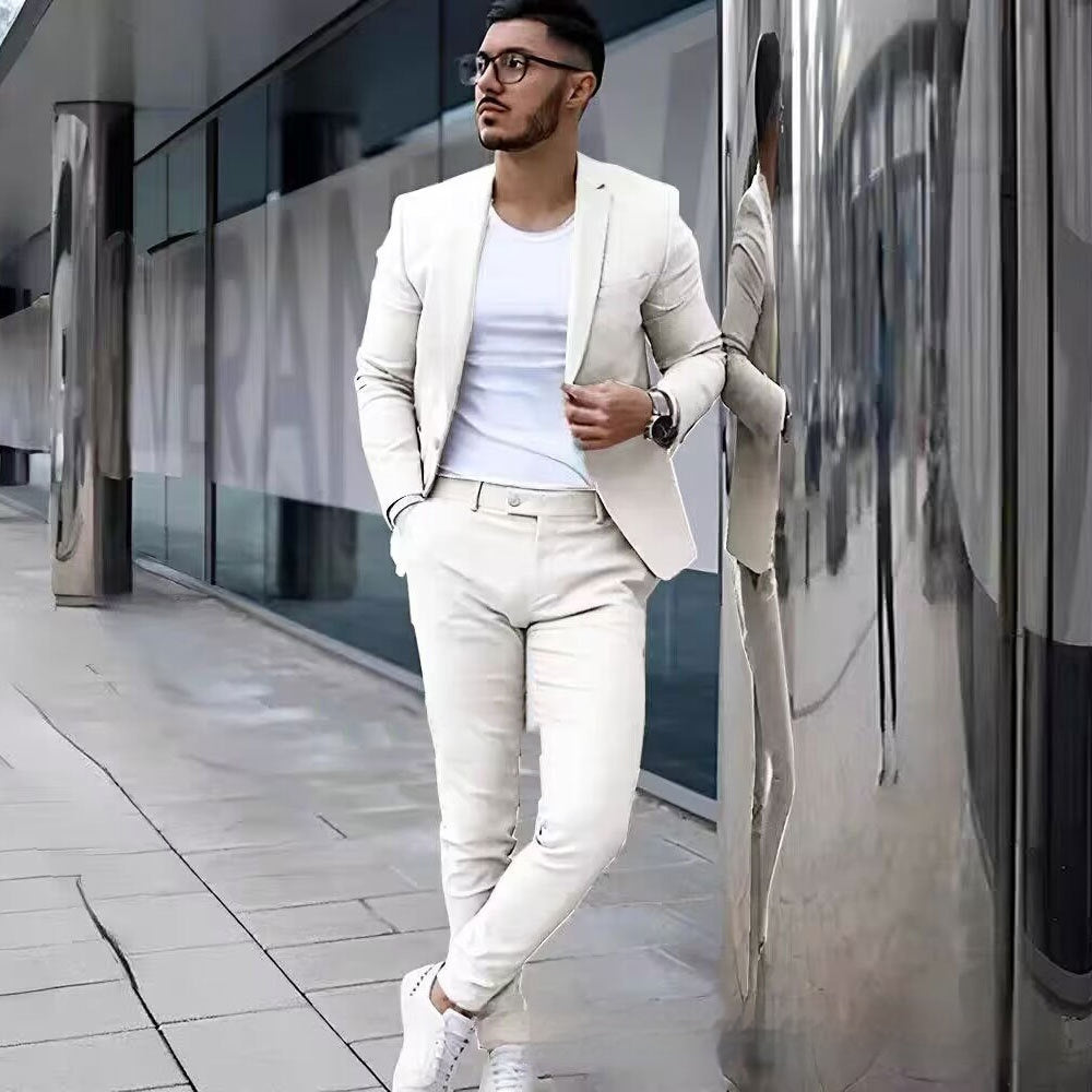 Costume décontracté personnalisé pour homme - Plusieurs couleurs et tailles