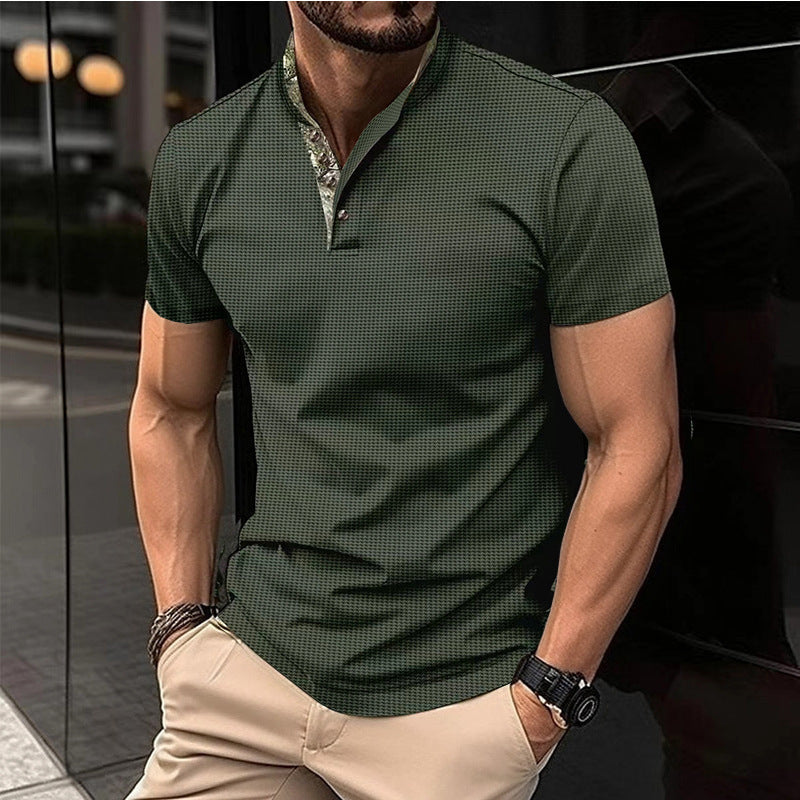 Men's Large Size Casual Polo Shirt