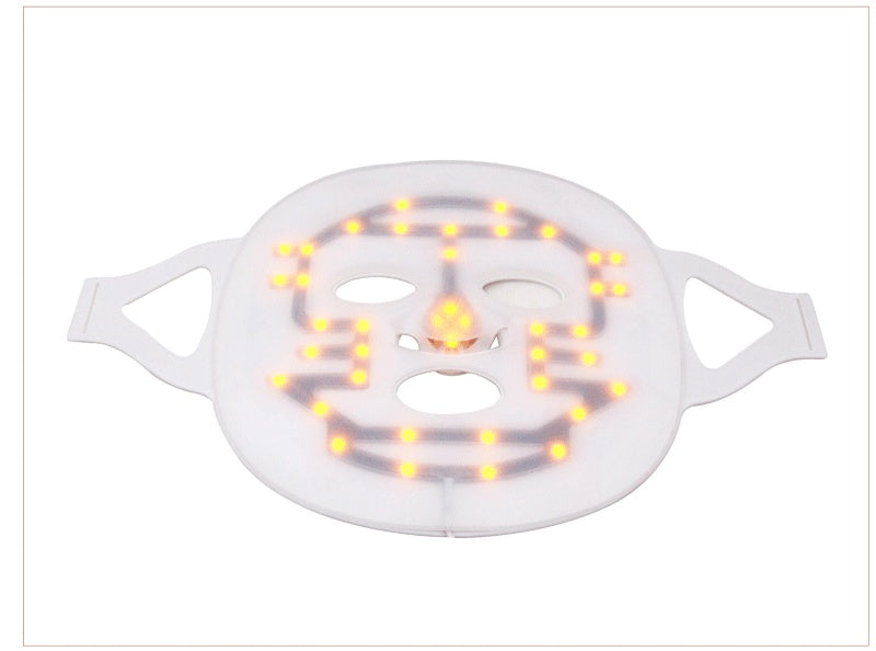 Silicone LED Photon Beauty Mask for Acne Treatment with Red & Blue Light Therapy