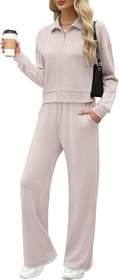 Sweatshirt Wide Leg Track Pants Sportswear