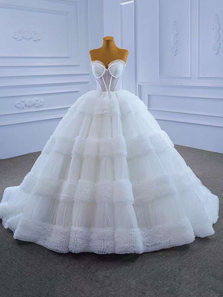 Women's Fashion Casual Pure Color Tube-top Large Pettiskirt