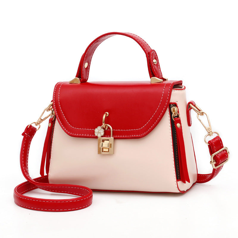Retro PU Leather Crossbody Bag – Simple, Versatile Pillow Shape, 21cm