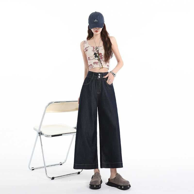 Jeans larges en Tencel Lyocell pour femme, trois épreuves, fins et frais pour l'été