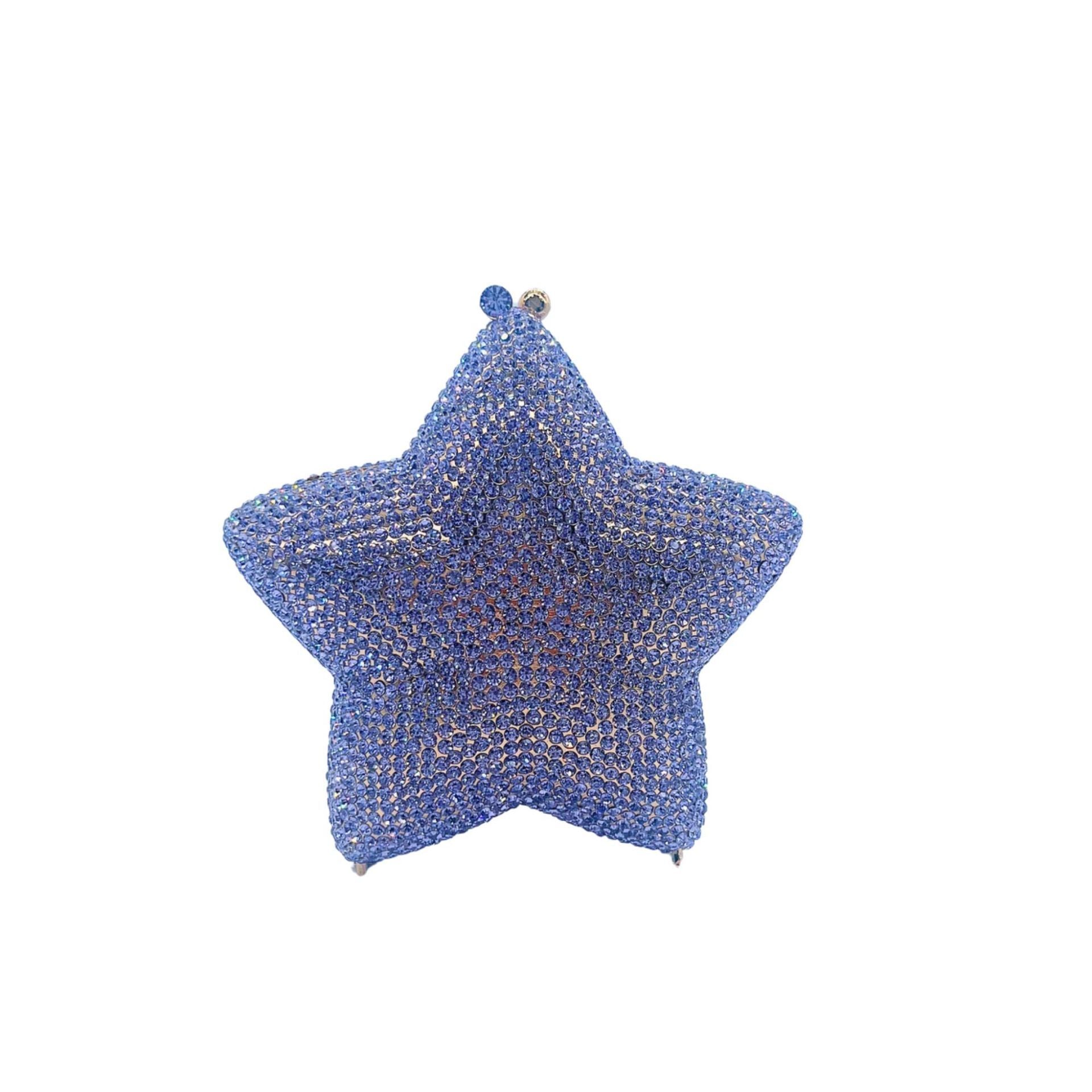 Little Star Studded Full Diamond Handbag with Colorful Gradient