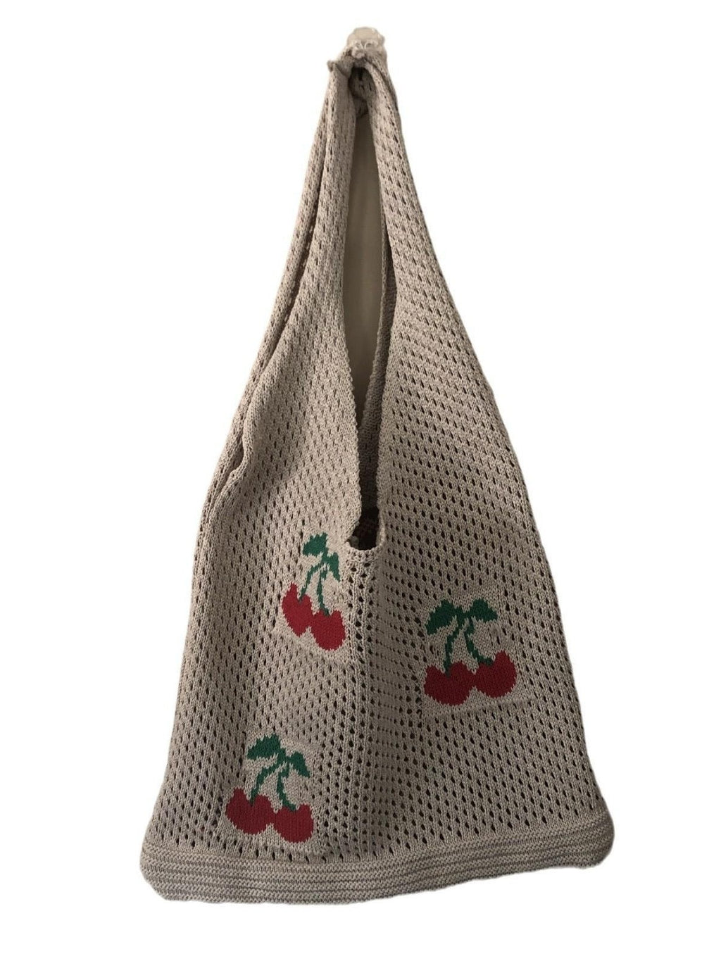 Strawberry Knitted Hollow Bag Polyester Urban Simplicity