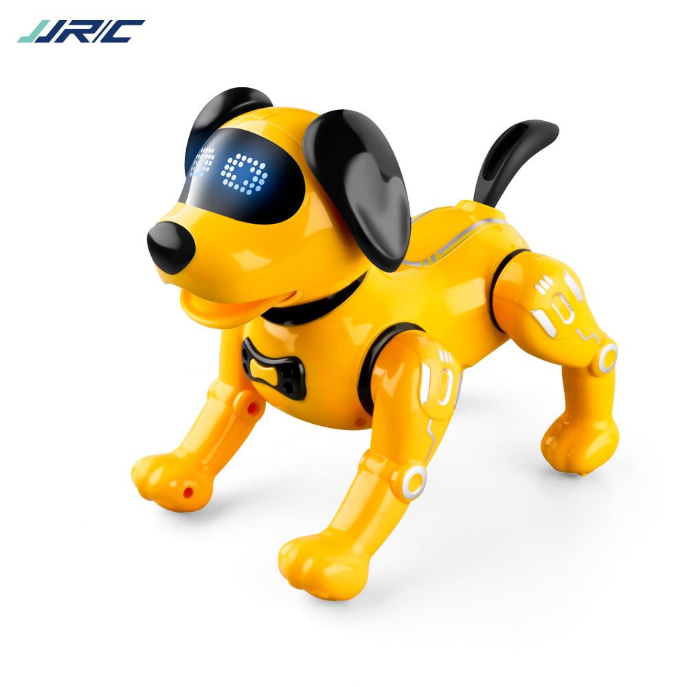 Intelligent Yellow Plastic Charging Robot Dog