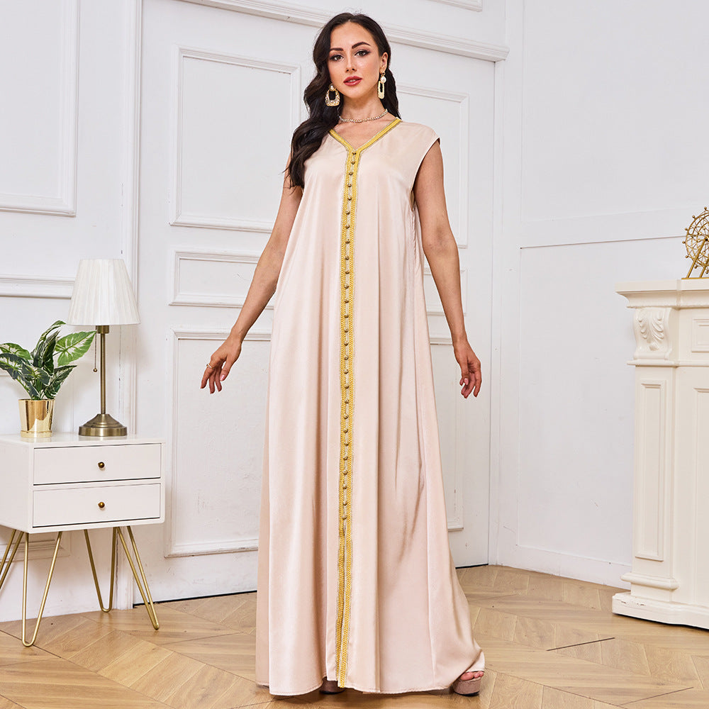 Arabian Women's Party Travel Elegant Evening Dress