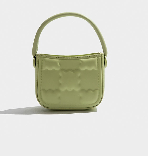 Sac carré en PU pour femme avec fermeture magnétique et bandoulière unique