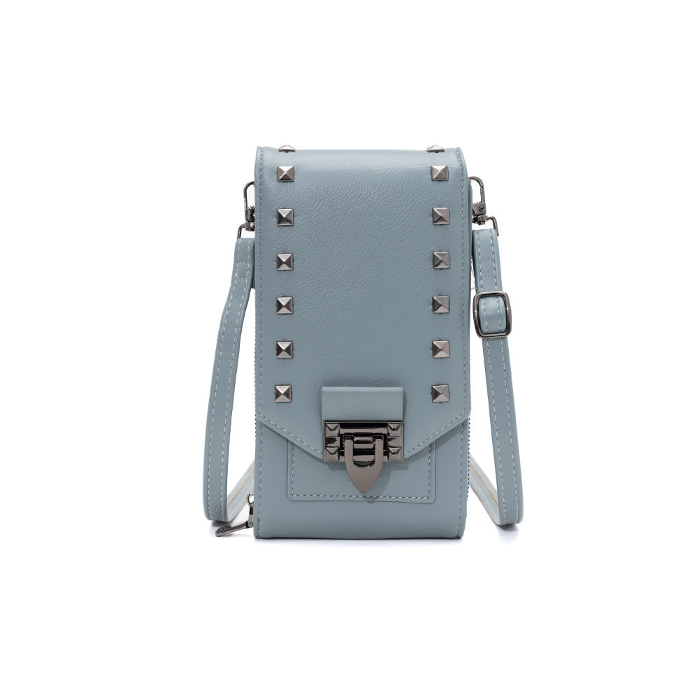 Rivet Design Shoulder Bags Mobile Phone Crossbody Bags