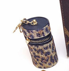 Silk Scarf Mini Keychain Storage 9.7x5cm