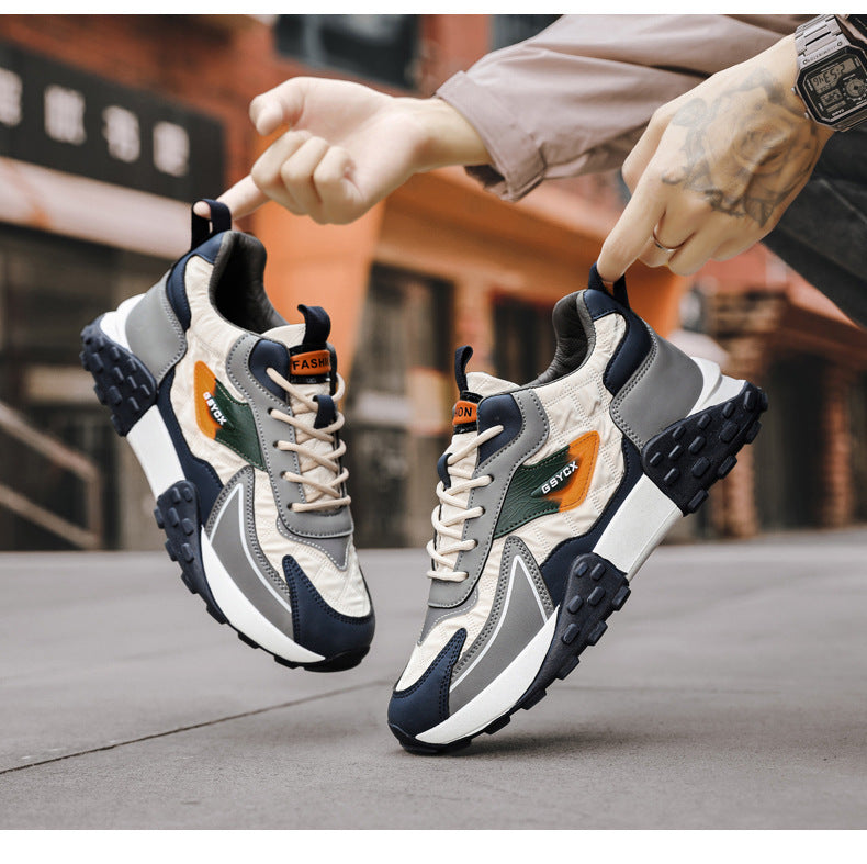 Sports Casual Platform Daddy Shoes Men's Fall