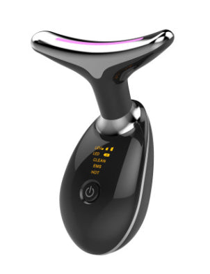 EMS Thermal Neck Lifting & Tightening Massager with Electric Microcurrent & LED Photon Wrinkle Remover for Women