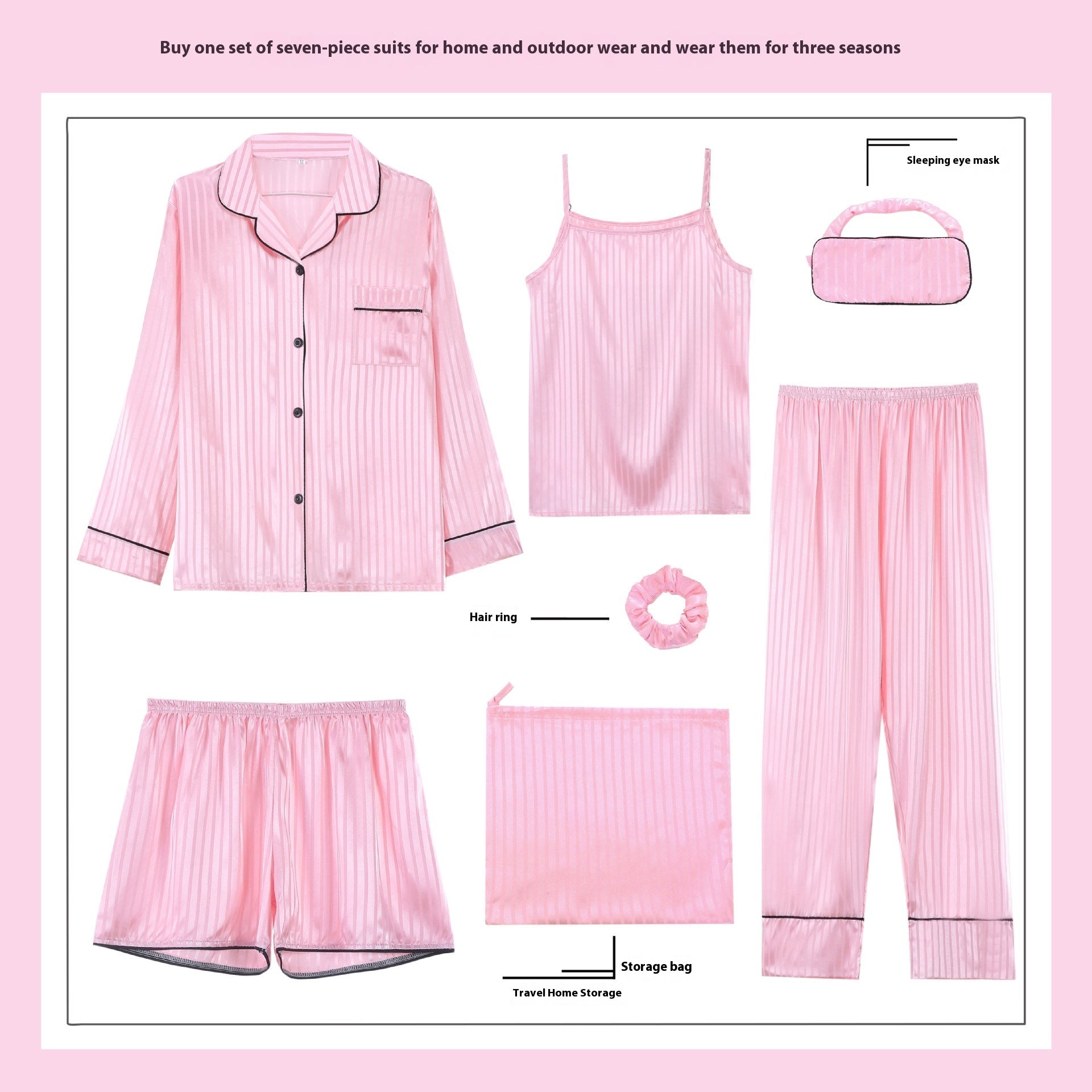 Ensemble de pyjama pour femme en rayonne douce à manches longues, tenue décontractée pour la maison