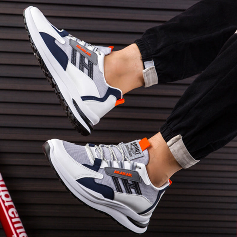 Men's White Sports Sneakers Running & Walking Shoes