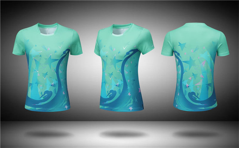 Badminton Volleyball Table Tennis Short-Sleeve Sportswear Set
