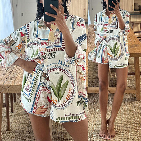 Costume décontracté à manches longues européen et américain