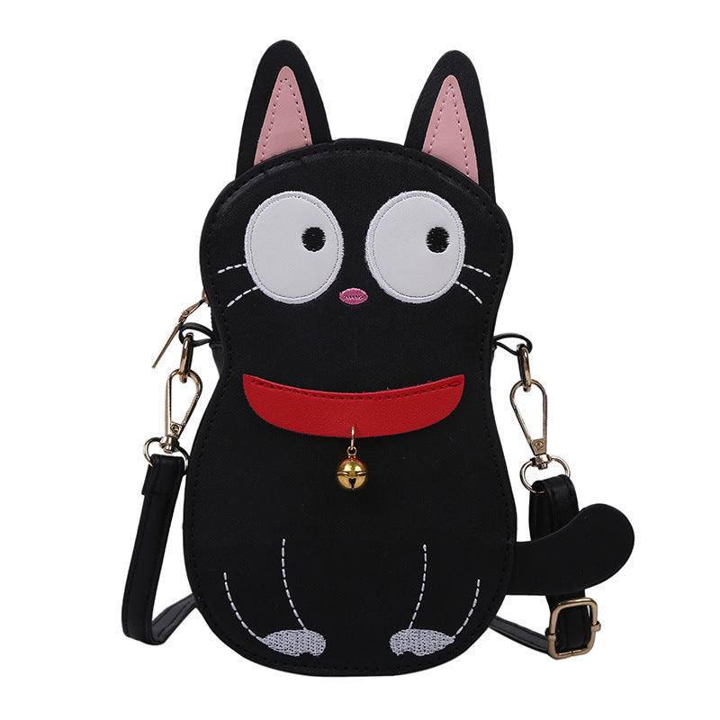 Petit sac à bandoulière rond en PU