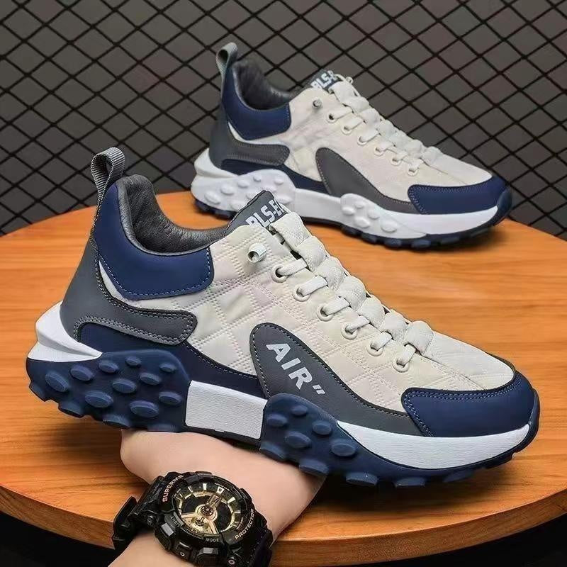 Men's Casual Sports Running Shoes Thick Bottom Wear-Resistant Soft