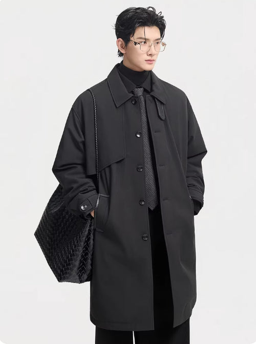Doudoune mi-longue d'oie pour homme avec manches amovibles pour l'hiver