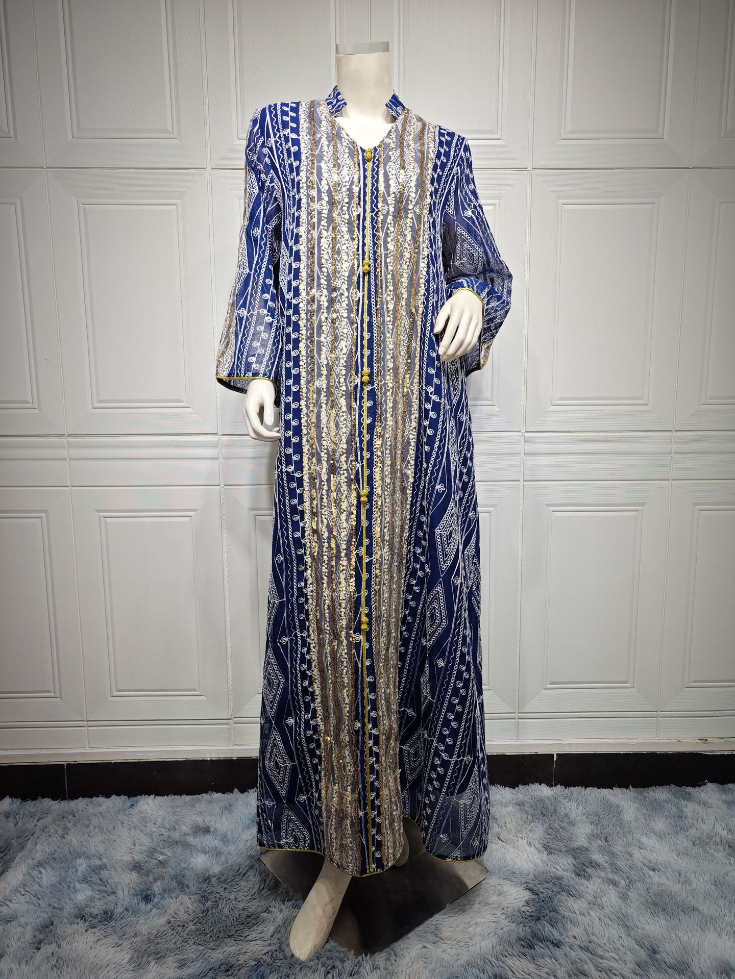 Women's Fashion Dress Dubai Abaya Robe