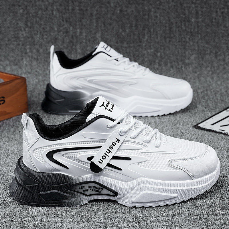 Breathable Mesh Running Shoes with Rubber Sole