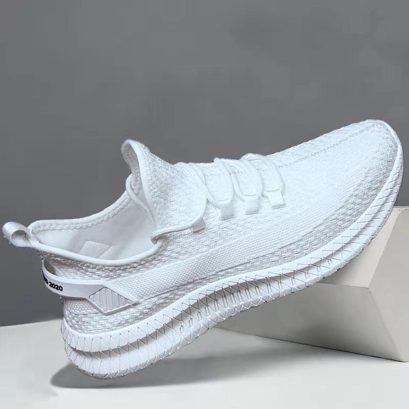 Baskets de course plates en maille respirante légère pour homme