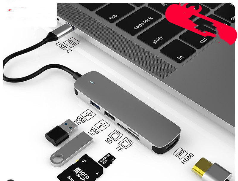 Multi-Function HDMI Hub Docking Station Notebook Converter