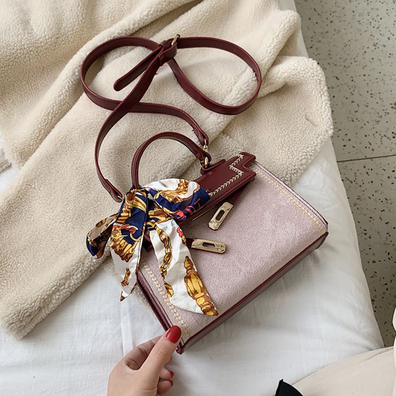 Petit sac messager carré polyvalent à bandoulière unique