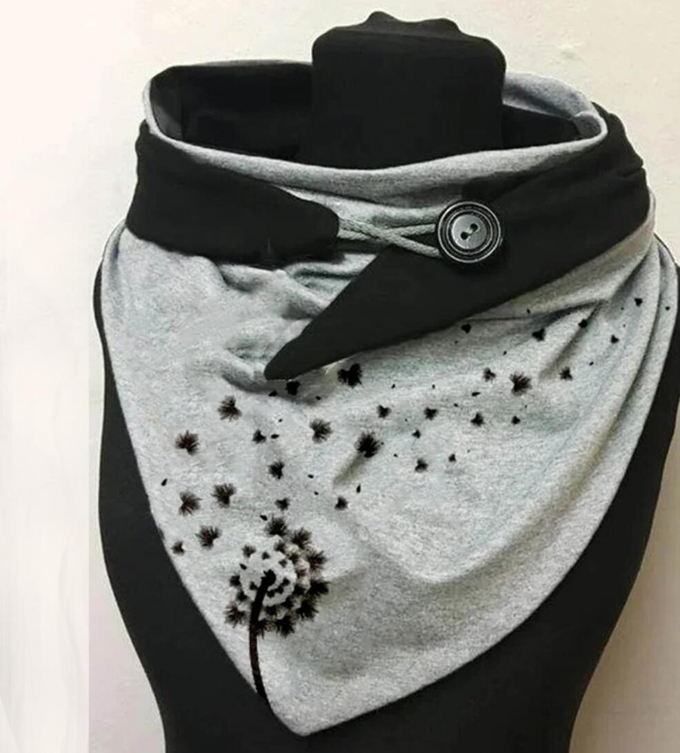 Malaysian Warm Button Turban Scarf