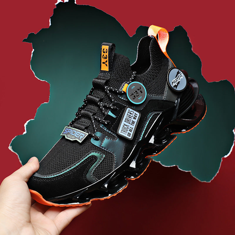 Chaussures d'été de sport décontractées respirantes en maille tissée